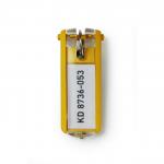 Durable Key Clip Yellow Ref 1957-04 [Pack 6]
